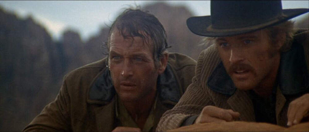 Paul Newman (left) and Robert Redford in "Butch Cassidy and the Sundance Kid." (Courtesy the Brattle Theatre)