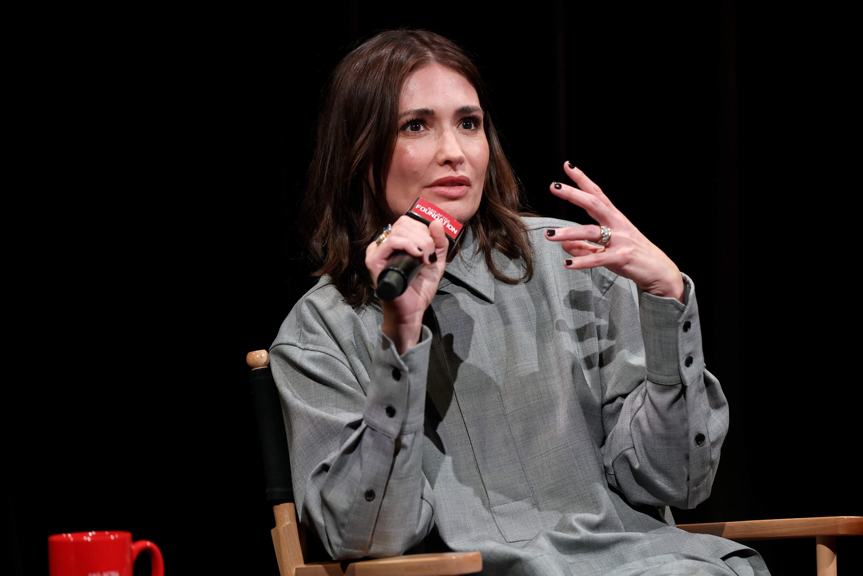 Karolina Wydra attends the SAG-AFTRA Foundation Conversations "Pluribus" screening and conversation at SAG-AFTRA Foundation Robin Williams Center on November 07, 2025 in New York City. (Dominik Bindl/Getty Images)