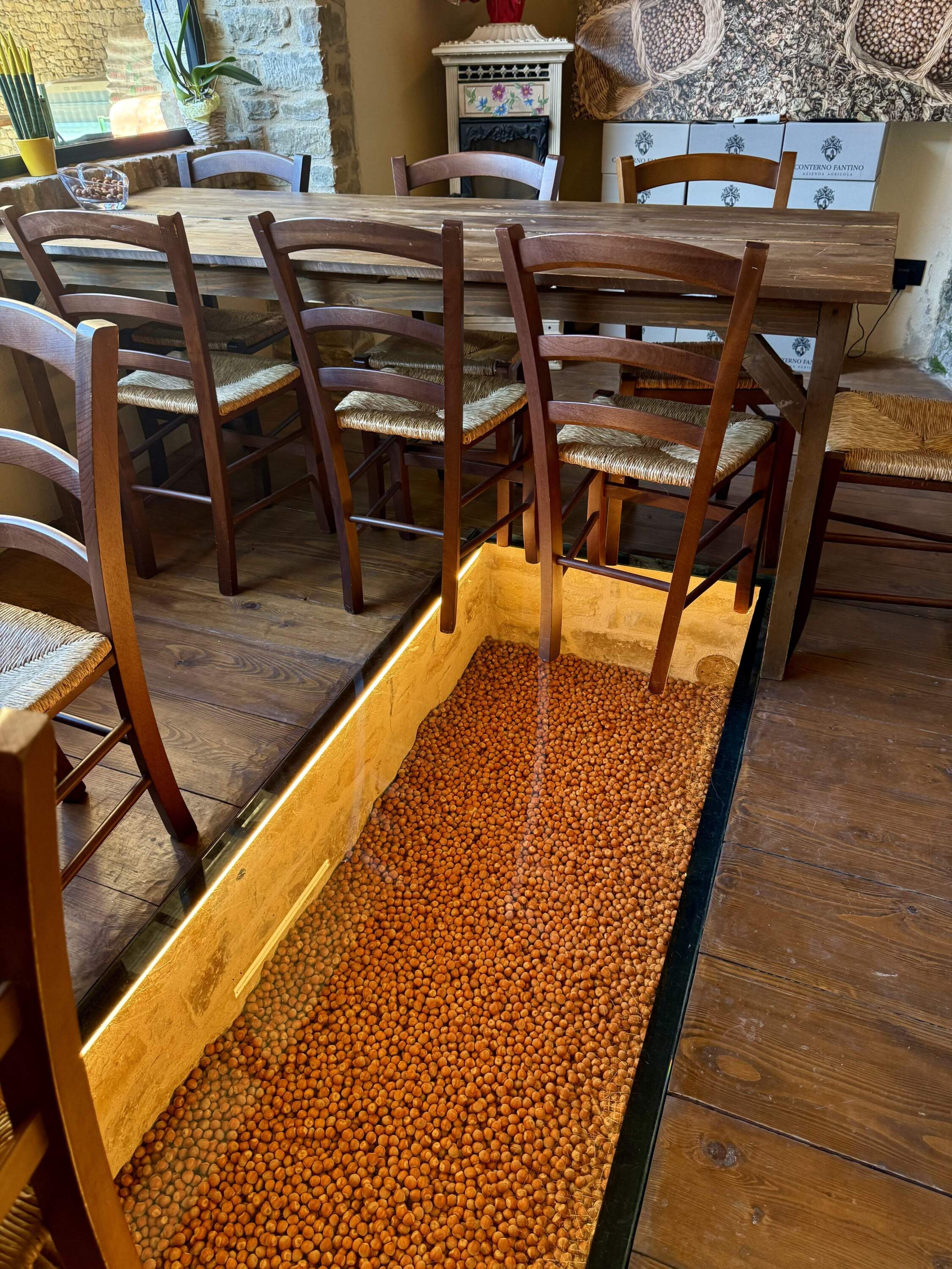 Chef Kathy Gunst visited a hazelnut farm in (Kathy Gunst/Here &amp; Now)