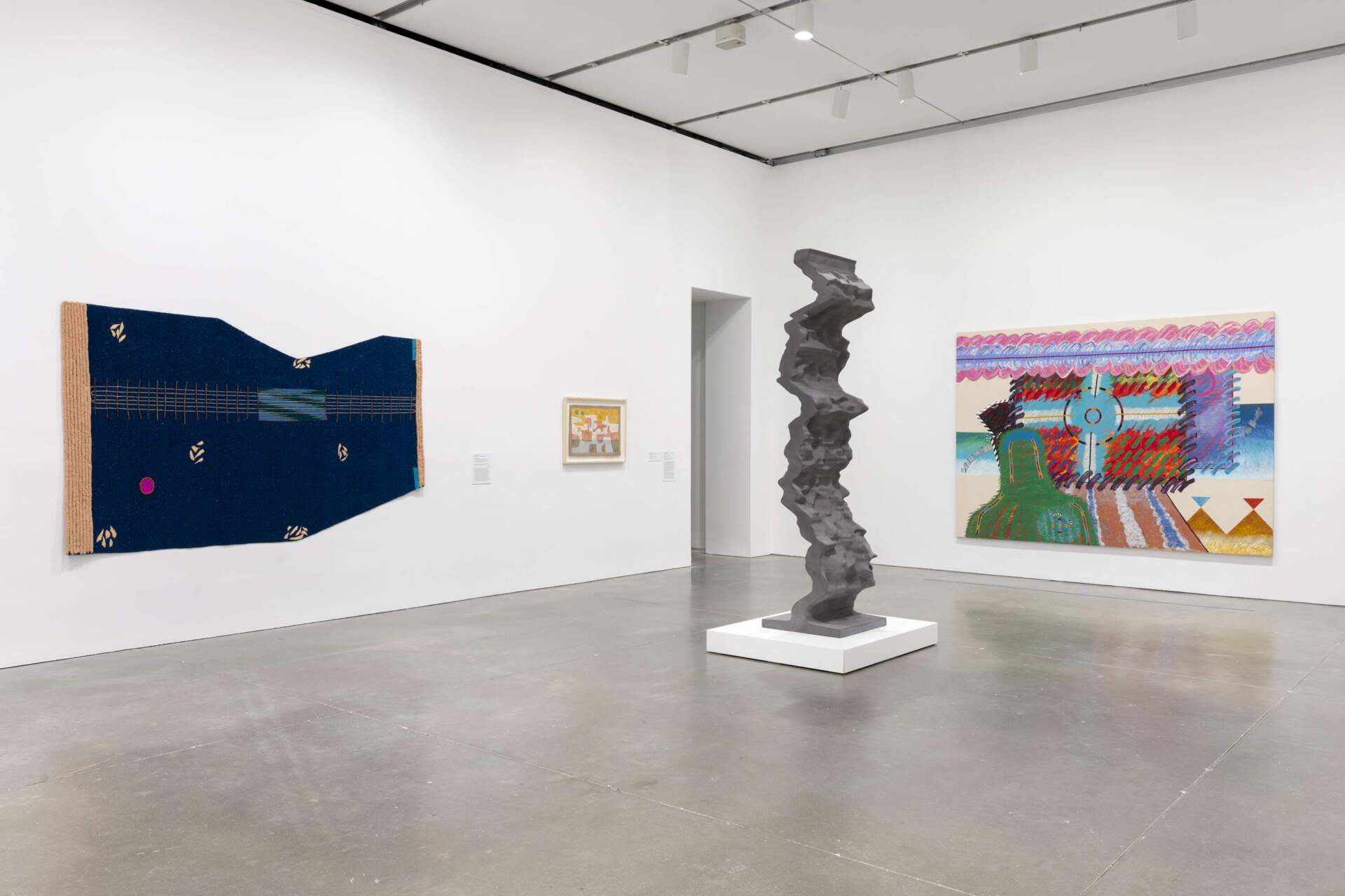 Gallery view of "An Indigenous Present" at the ICA. The museum turned down a federal grant for the exhibition. (Courtesy Institute of Contemporary Art/Mel Taing)