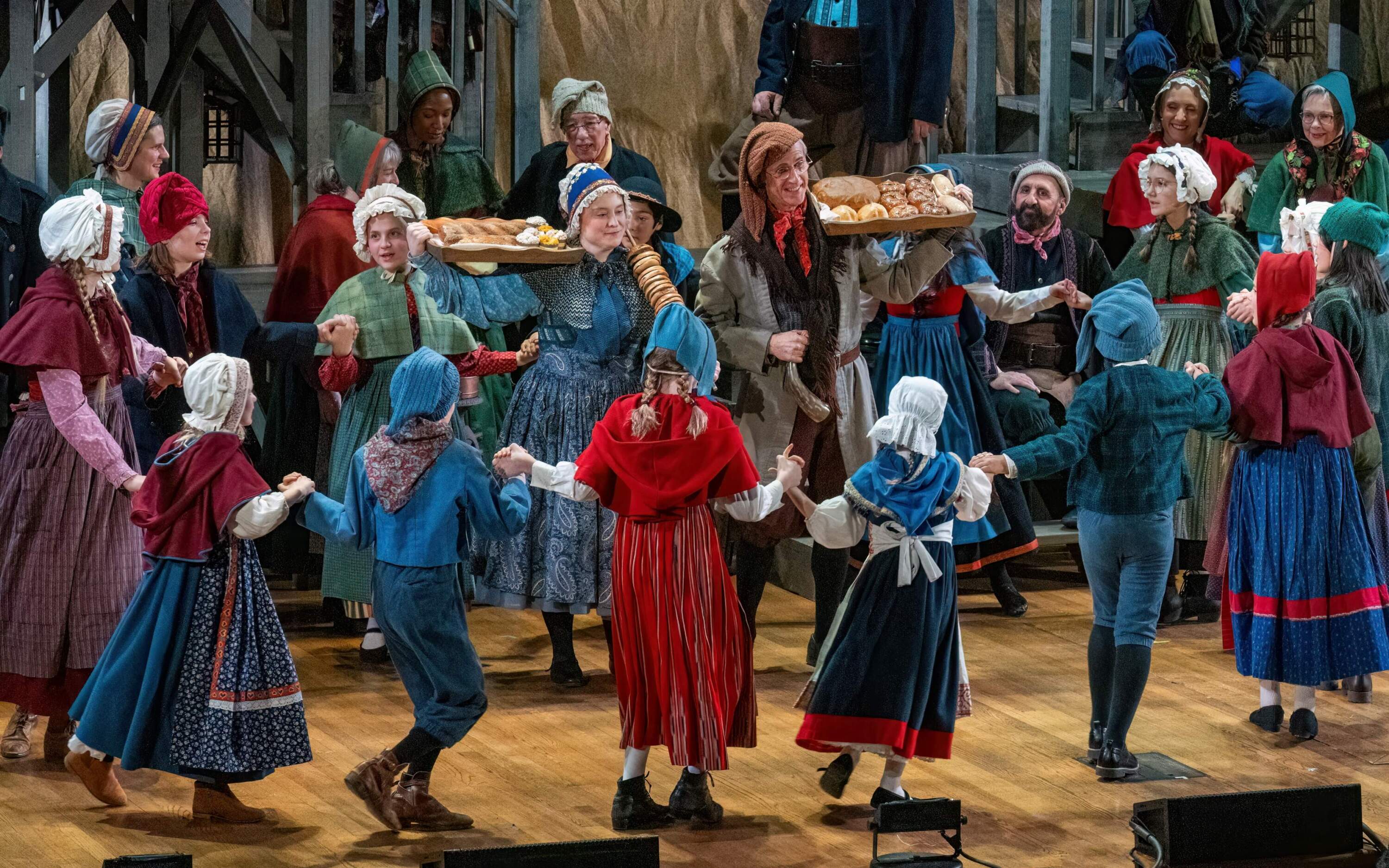 Strålande Chorus and Matchless Children’s Chorus in the "Midwinter Revels: A Scandinavian Story for Christmas." (Courtesy Paul Buckley)