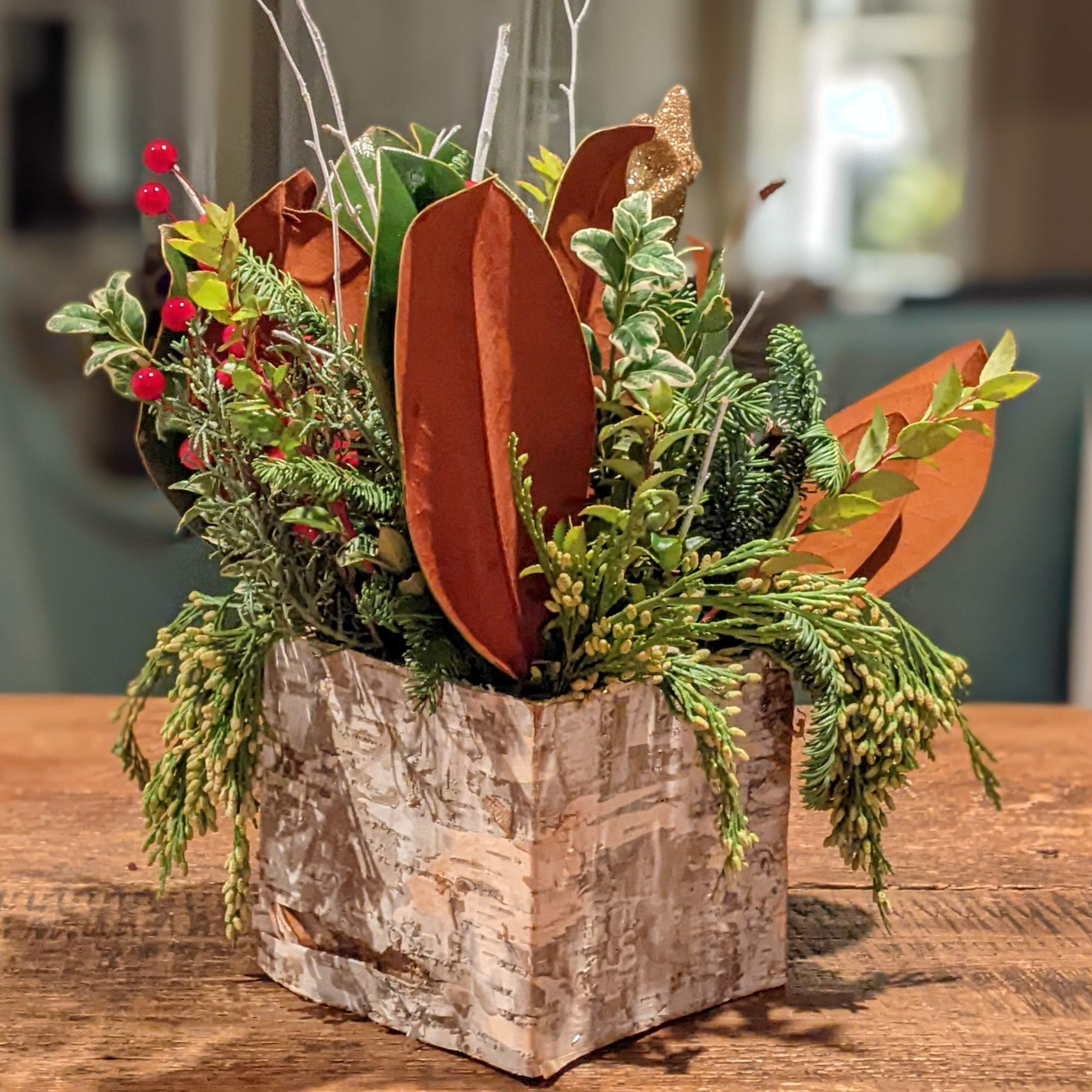 Evergreen birch box. (Nicole DiGioia/Craft Loft)