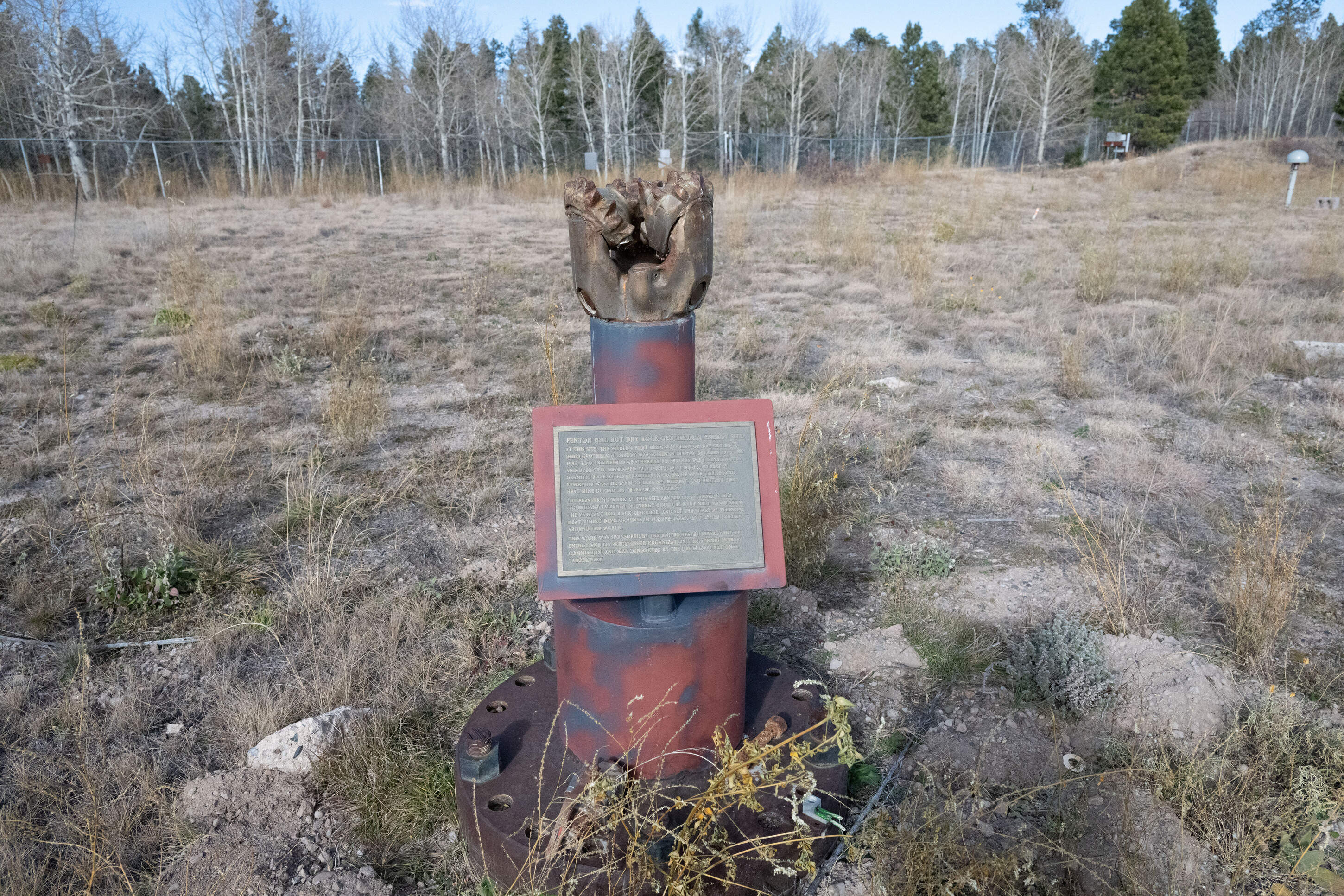 At this site in Northern New Mexico, scientists from the Los Alamos National Lab drilled the first well for geothermal energy in the 1970s. The work has helped pioneer technology in use today. (Courtesy of Los Alamos National Lab)