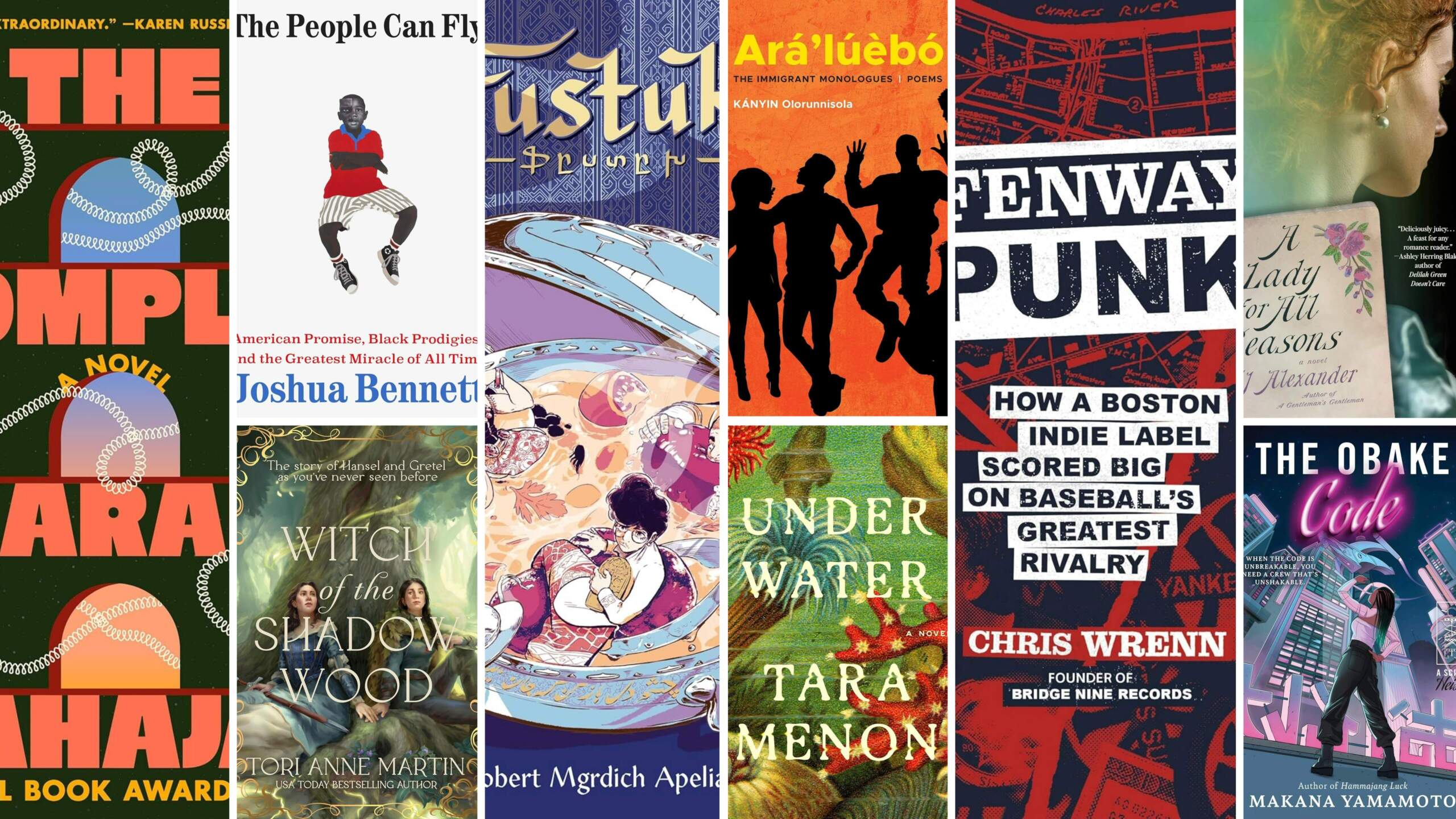 Literature writer Katherine Ouellette recommends nine books with New England ties to read this winter. (Courtesy the publishers)