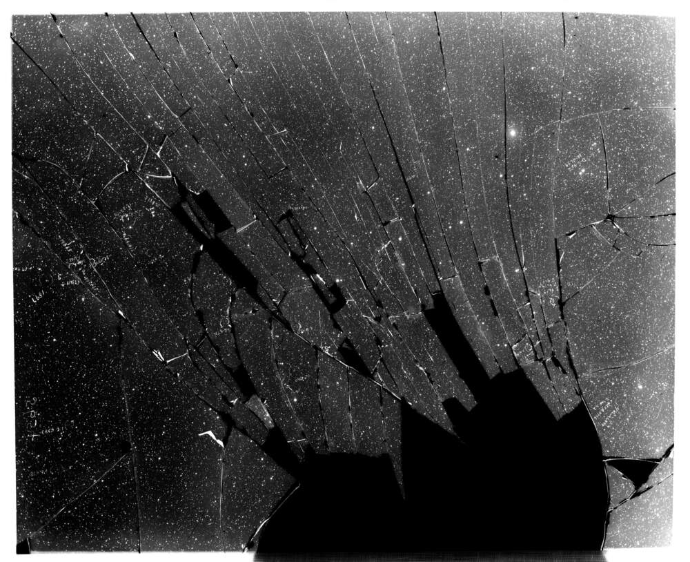 Brittany Nelson, "Broken plate (from the Harvard Plate Stacks)," 2025. (Courtesy the artist and PATRON Gallery)