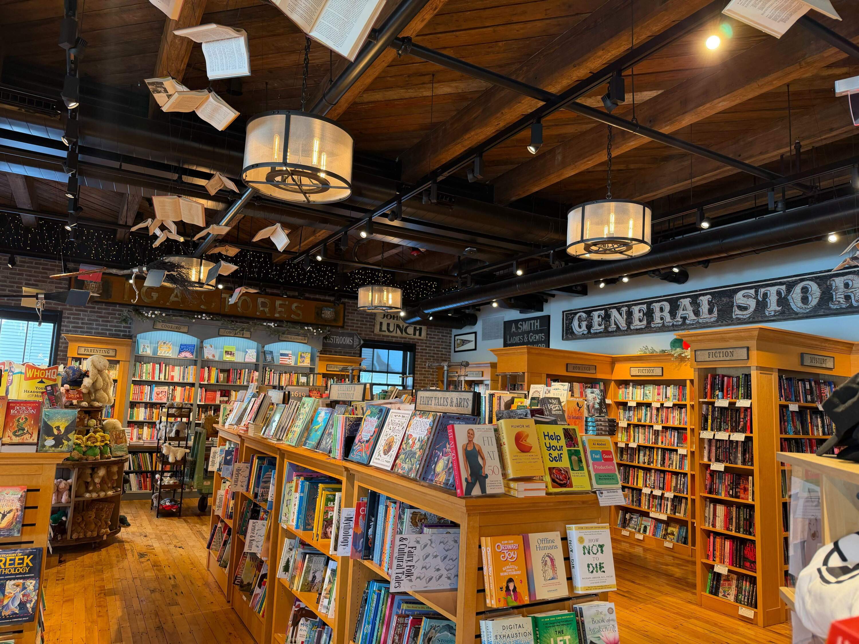 Inside An Unlikely Story, Jeff Kinney's bookstore in Plainville, Massachusetts. (Courtesy of Anna Cesary)