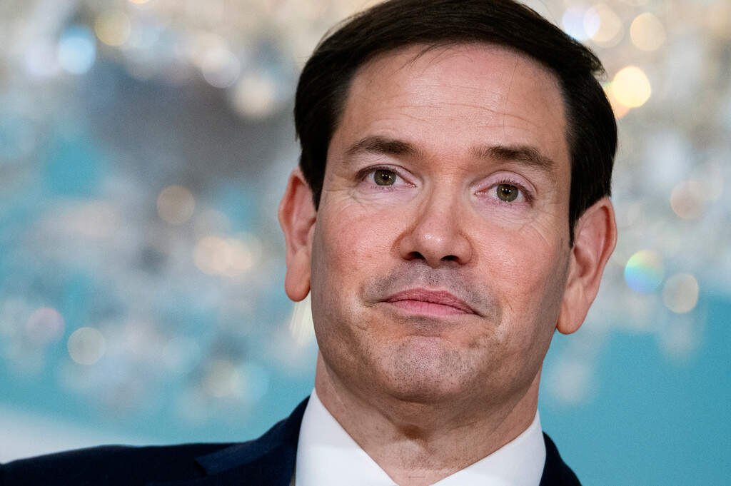 Secretary of State Marco Rubio makes a statement on Jan. 13, 2026. (Cliff Owen/AP File)