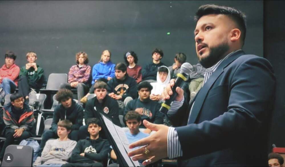 Former Waltham city councilor Jonathan Paz recently announced his bid for Congress. (Courtesy: Jonathan Paz)