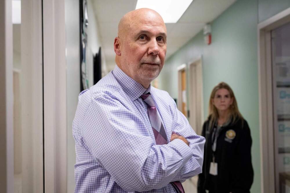 Dr. Guy Vallaro, director of the Division of Scientific Services for DESPP in Meriden, Connecticut on Dec. 29, 2025. (Ayannah Brown/Connecticut Public)