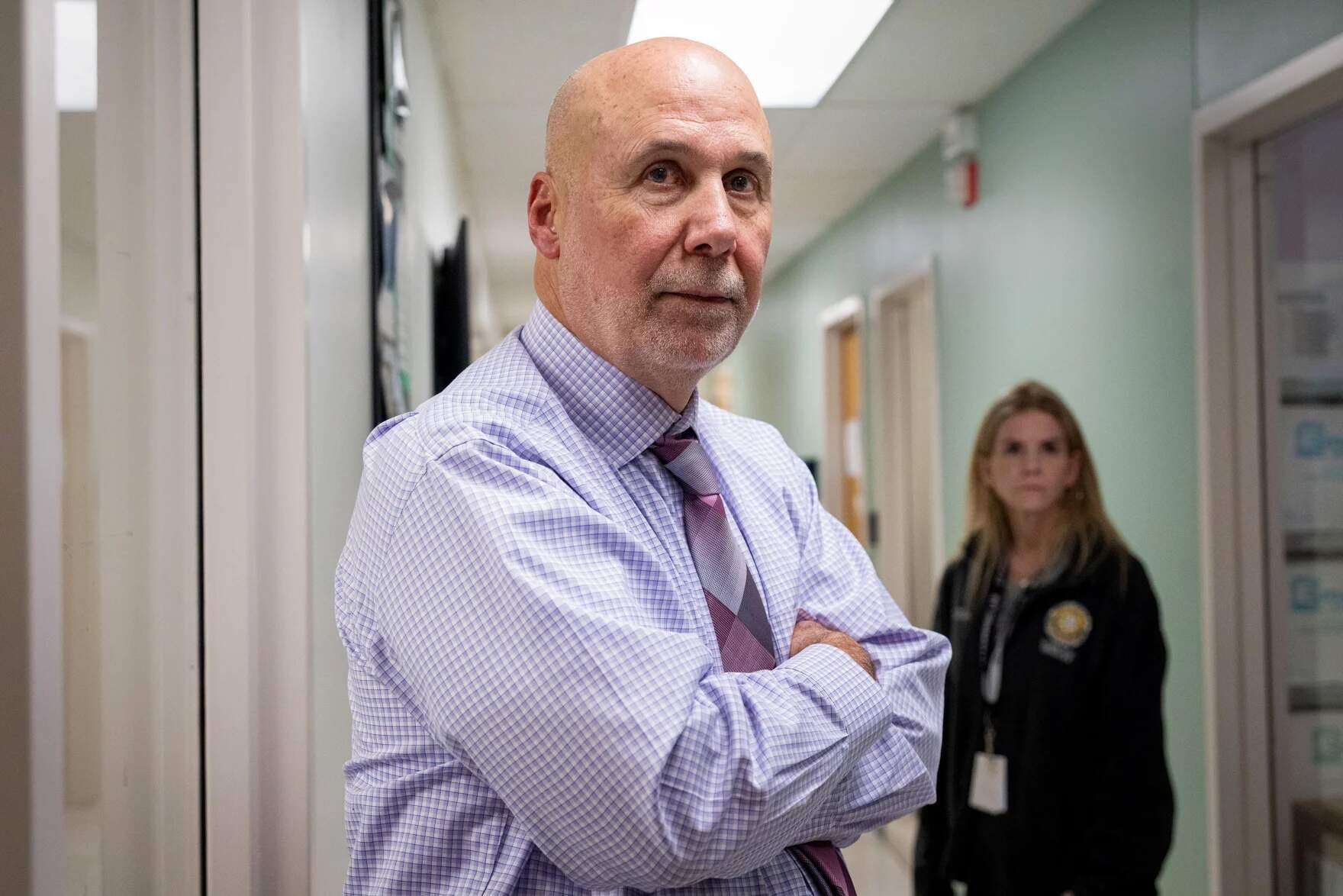 Dr. Guy Vallaro, director of the Division of Scientific Services for DESPP in Meriden, Connecticut on Dec. 29, 2025. (Ayannah Brown/Connecticut Public)