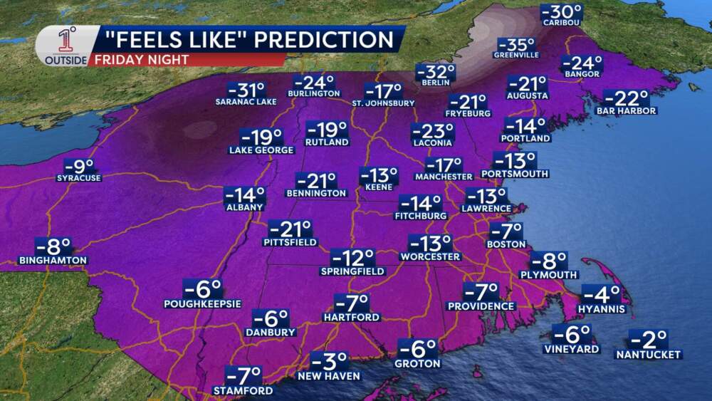 Bitter cold moves into the region on Friday. (Danielle Noyes/1DegreeOutside)