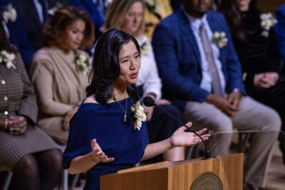 Boston Mayor Michelle Wu takes oath of office for second term