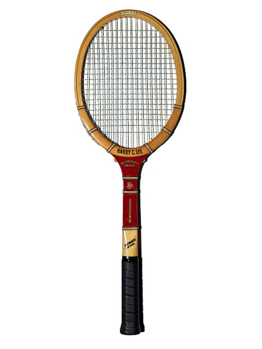 Tennis racquet used by Althea Gibson at Wimbledon, 1958. (Courtesy of the Smithsonian’s National Museum of American History)