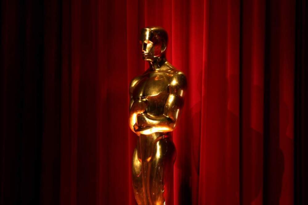 A view of Oscar Statues during the 98th Oscar Nominations Announcement at Samuel Goldwyn Theater on January 22, 2026 in Beverly Hills, California. (Brianna Bryson/Getty Images)