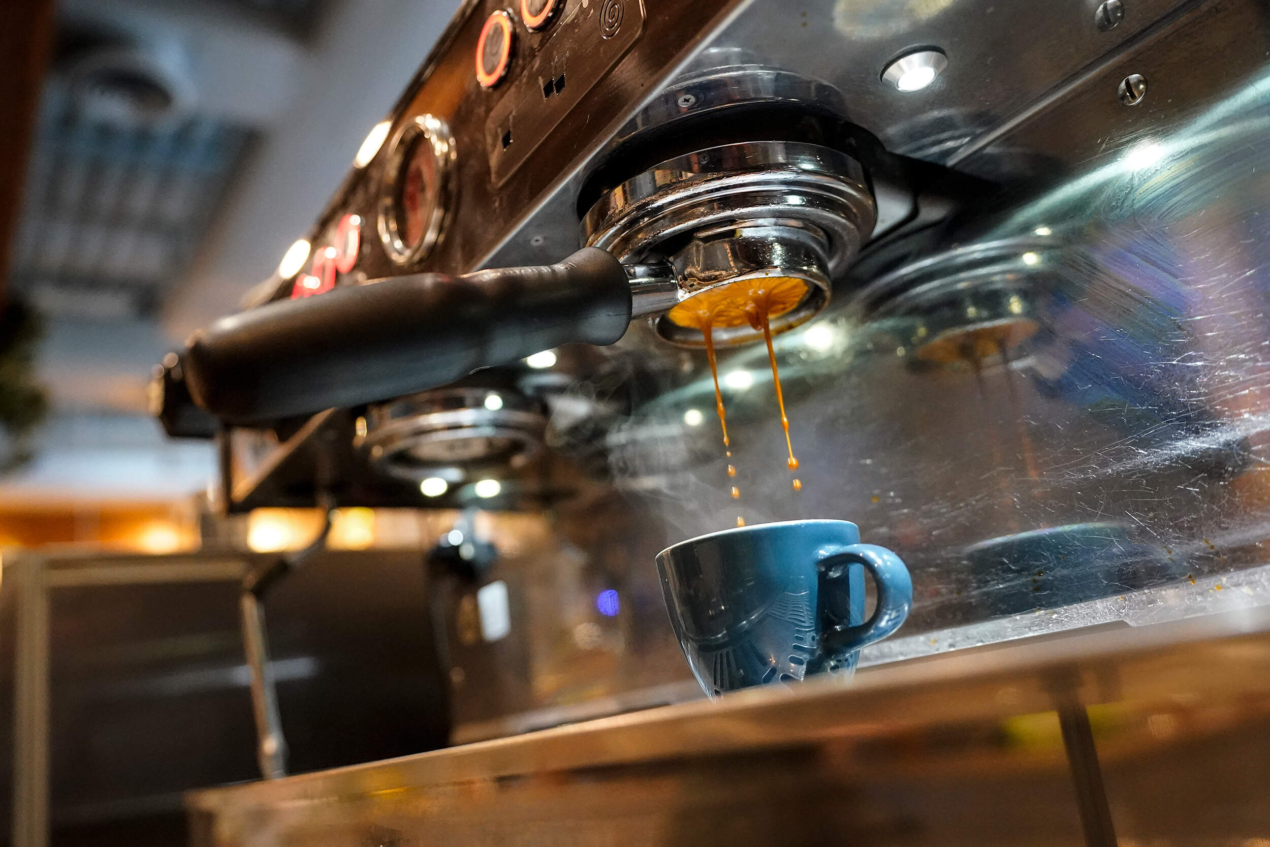 Coffee is prepared at Vigilante Coffee, Wednesday, Sept. 1, 2021, in College Park, Md. (Julio Cortez/ AP File)