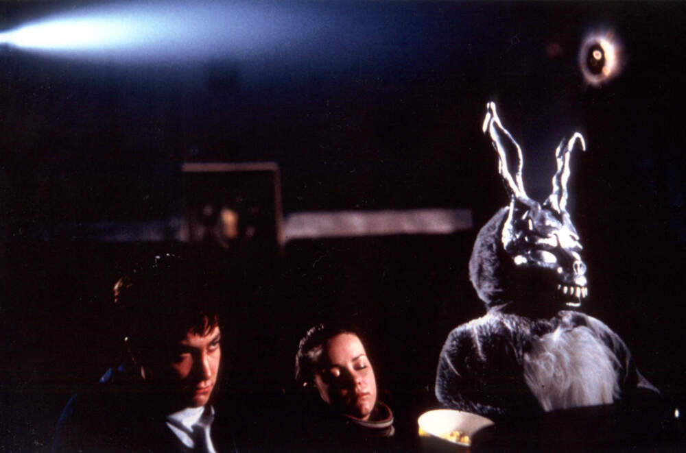 From left, Jake Gyllenhaal and Jena Malone in director Richard Kelly's 2001 film "Donnie Darko." (Courtesy the Brattle Theatre)