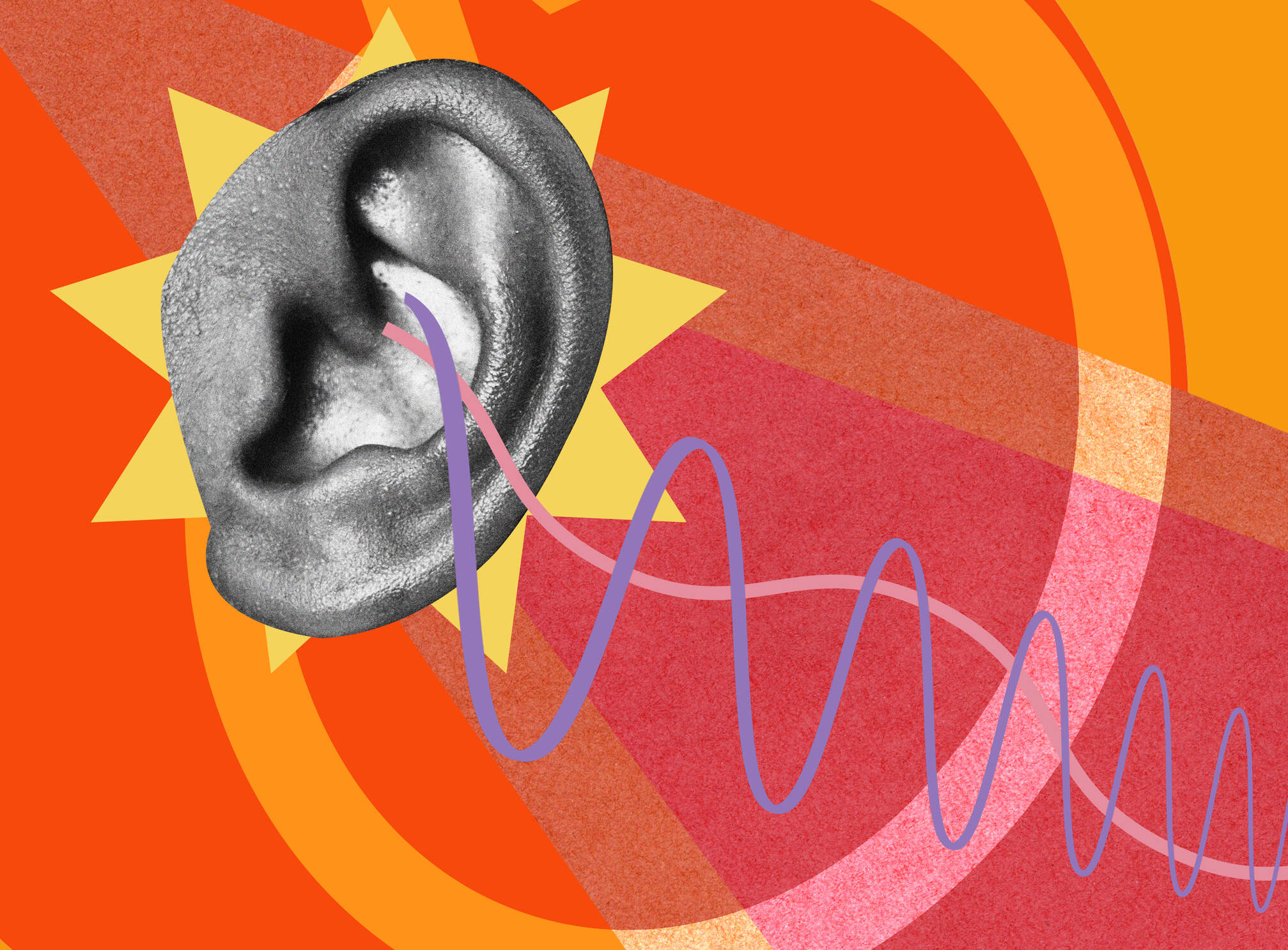 Soundwaves going into ears. (Getty Images)