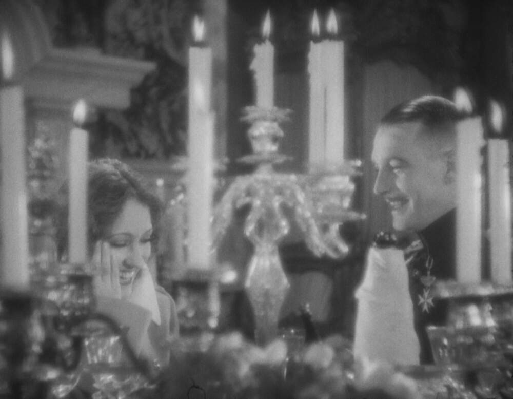 From left, Gloria Swanson and Walter Byron in Erich von Stroheim's "Queen Kelly." (Courtesy Milestone Films)