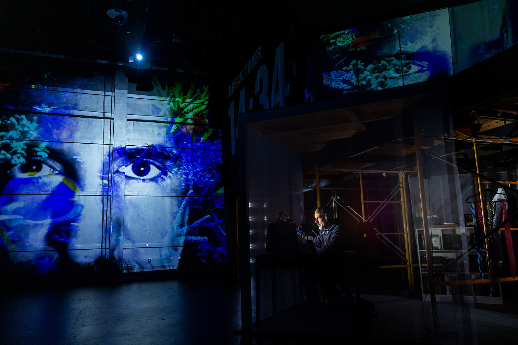 Nael Nacer in "The Moderate" at Central Square Theater. (Courtesy Nile Scott Studios)