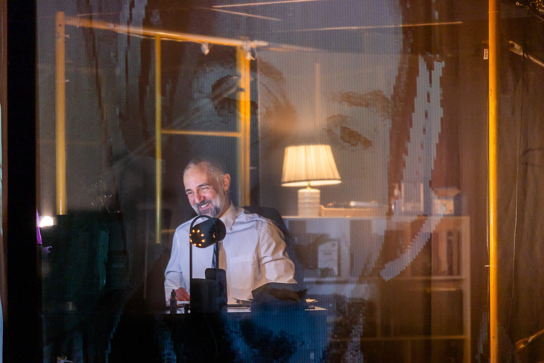 Greg Maraio and Nael Nacer in "The Moderate." (Courtesy Nile Scott Studios)