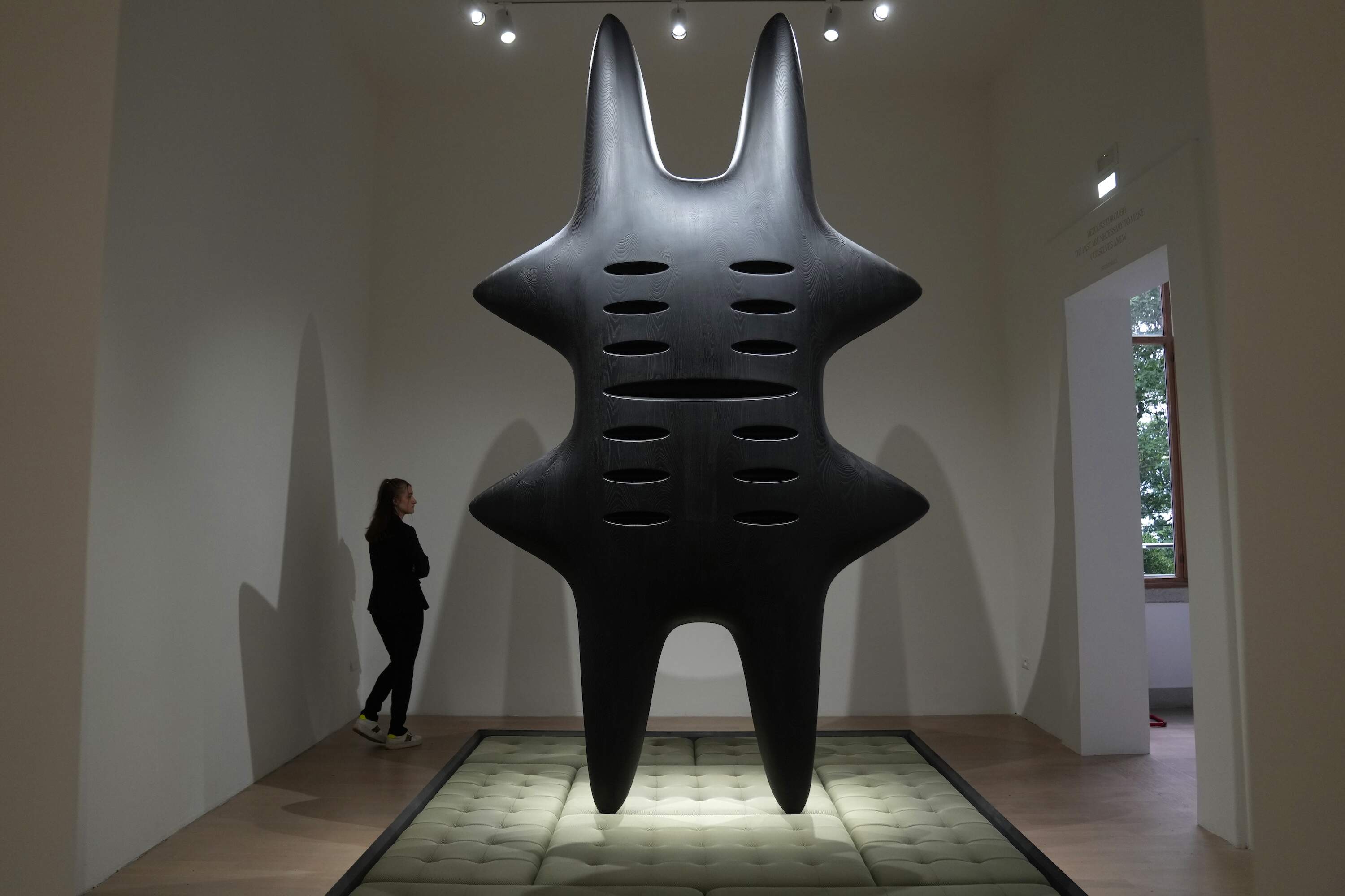 In 2023, Henry co-curated the British pavilion at the Venice Biennale which featured an installation by designer Mac Collins. (AP Photo/Antonio Calanni)