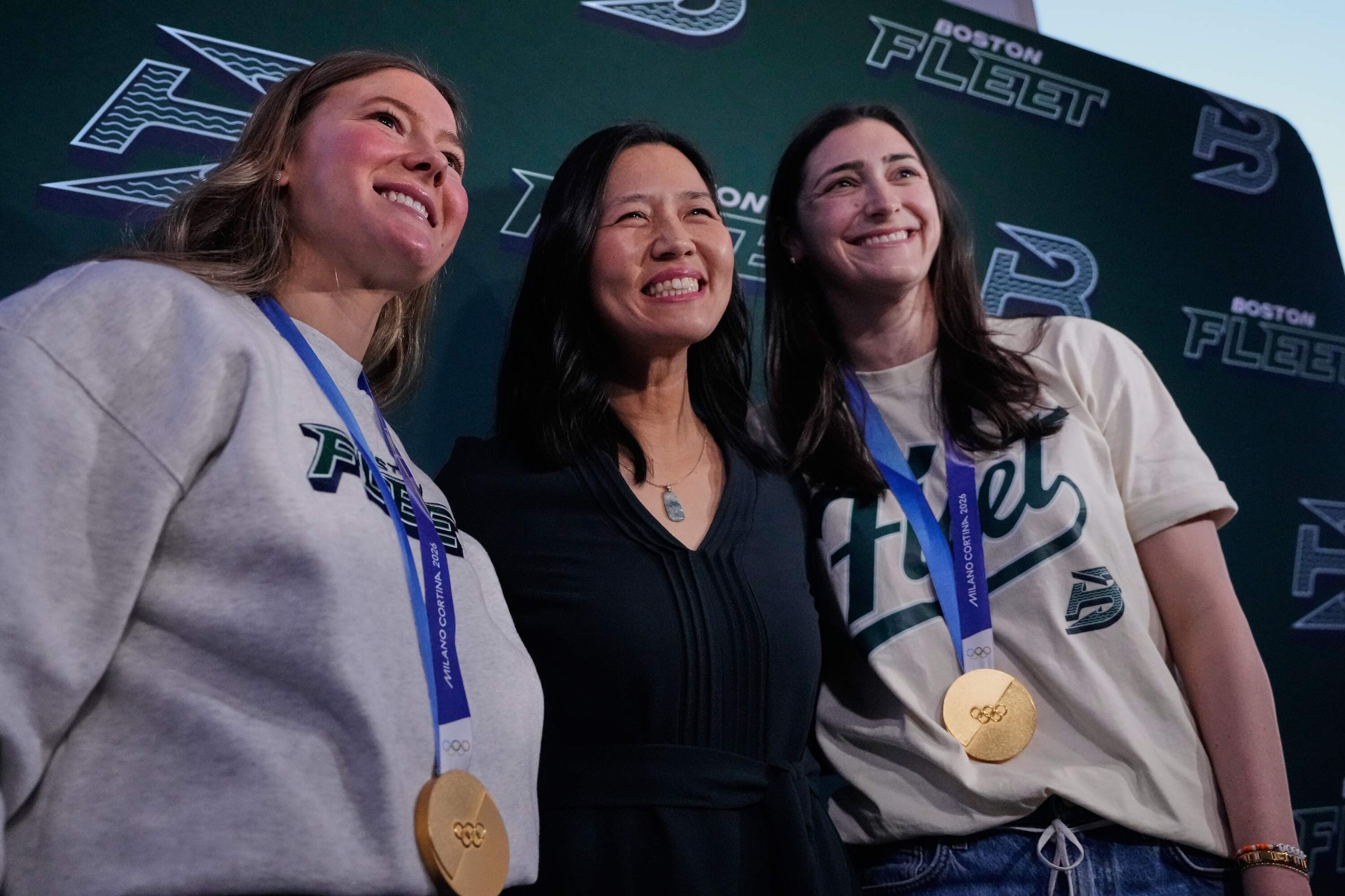 Boston Fleet's Olympians get hero's welcome from fans