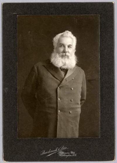 Alexander Graham Bell, circa 1909. (Courtesy MIT Museum)