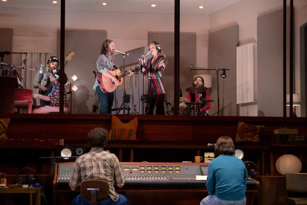 The first national tour cast of "Stereophonic." (Courtesy Julieta Cervantes)