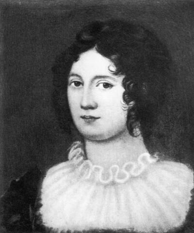 Clara Mary Jane Clairmont (1798 - 1879), known as Claire Clairmont, circa 1820. Painting by Emery Walker. (Photo by Hulton Archive/Getty Images)
