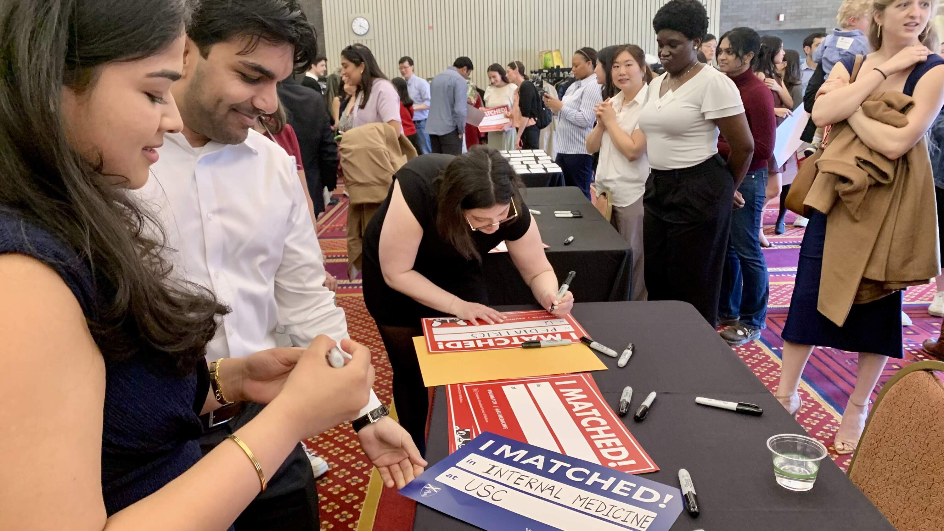 Boston University medical students gather on 'match day' to learn their residency fate