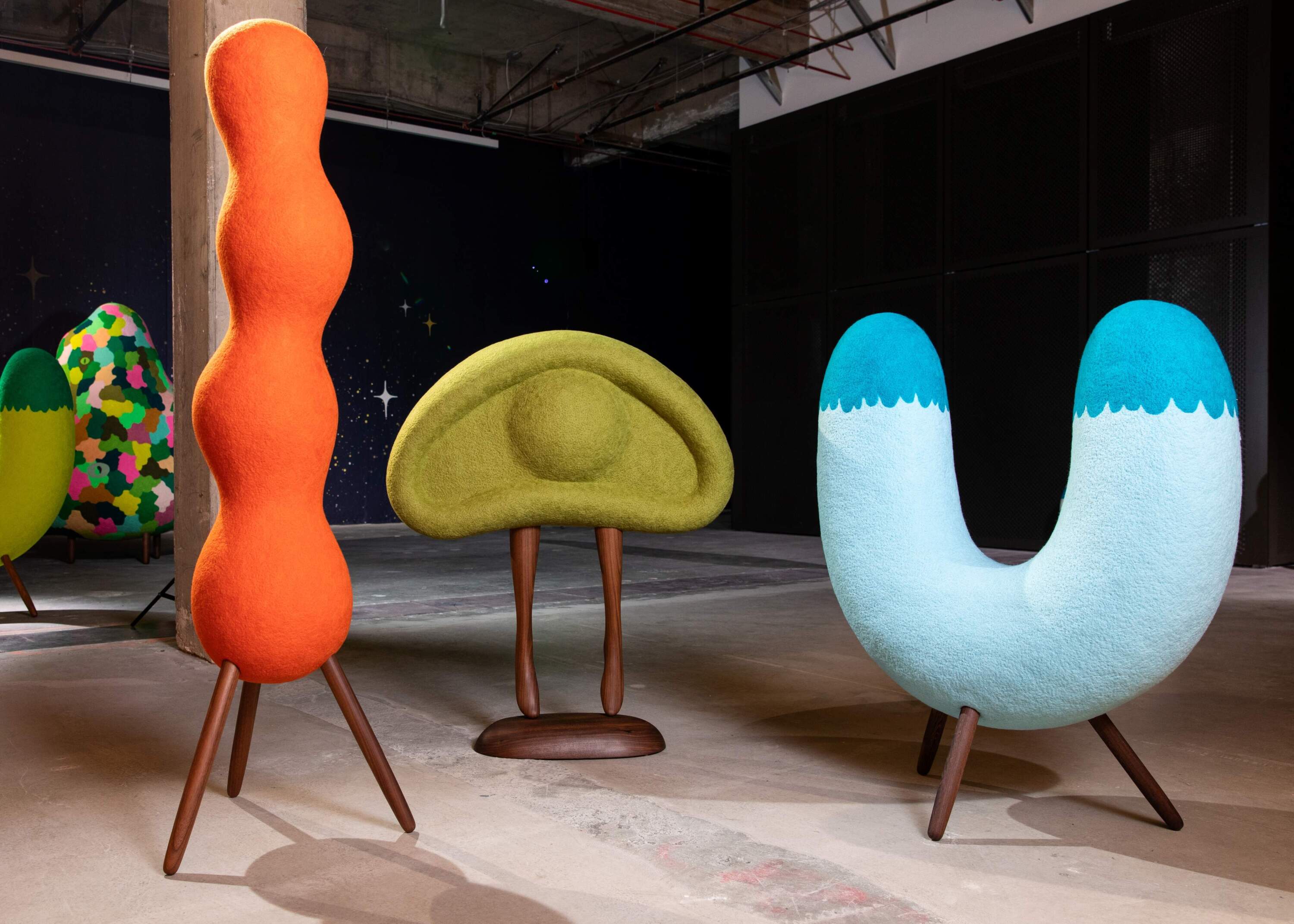 Masako Miki, "Midnight March," installation view at the Institute of Contemporary Art San Francisco. (Courtesy of the artist and Jessica Silverman, San Francisco. Photo by Nicholas Lea Bruno)