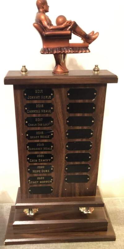 The Neale family trophy. (Courtesy Kate Neale Cooper)