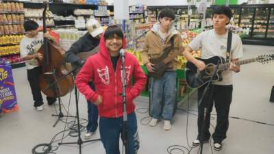 Live from the produce section: Grocery store launches concert series inspired by NPR's Tiny Desk
