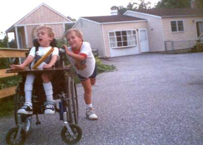My twin brother was disabled, but I don't consider myself a 'glass child'