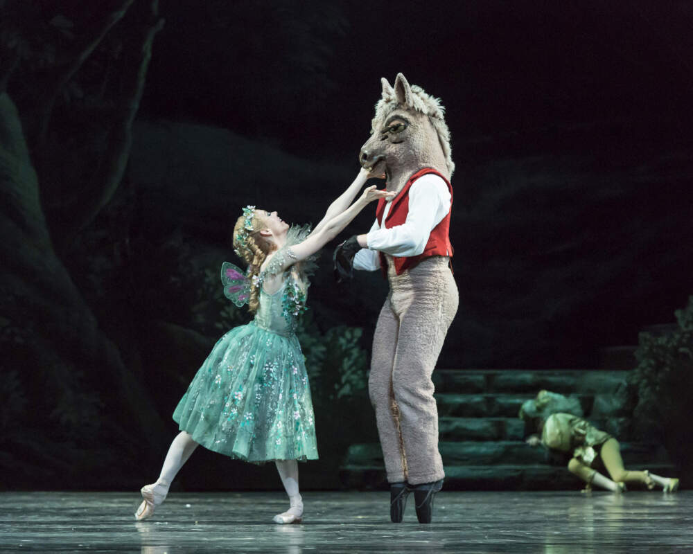Former principal dancer Jillian Vanstone and former second soloist Joe Chapman in "The Dream." (Courtesy Aleksandar Antonijevic/The National Ballet of Canada)