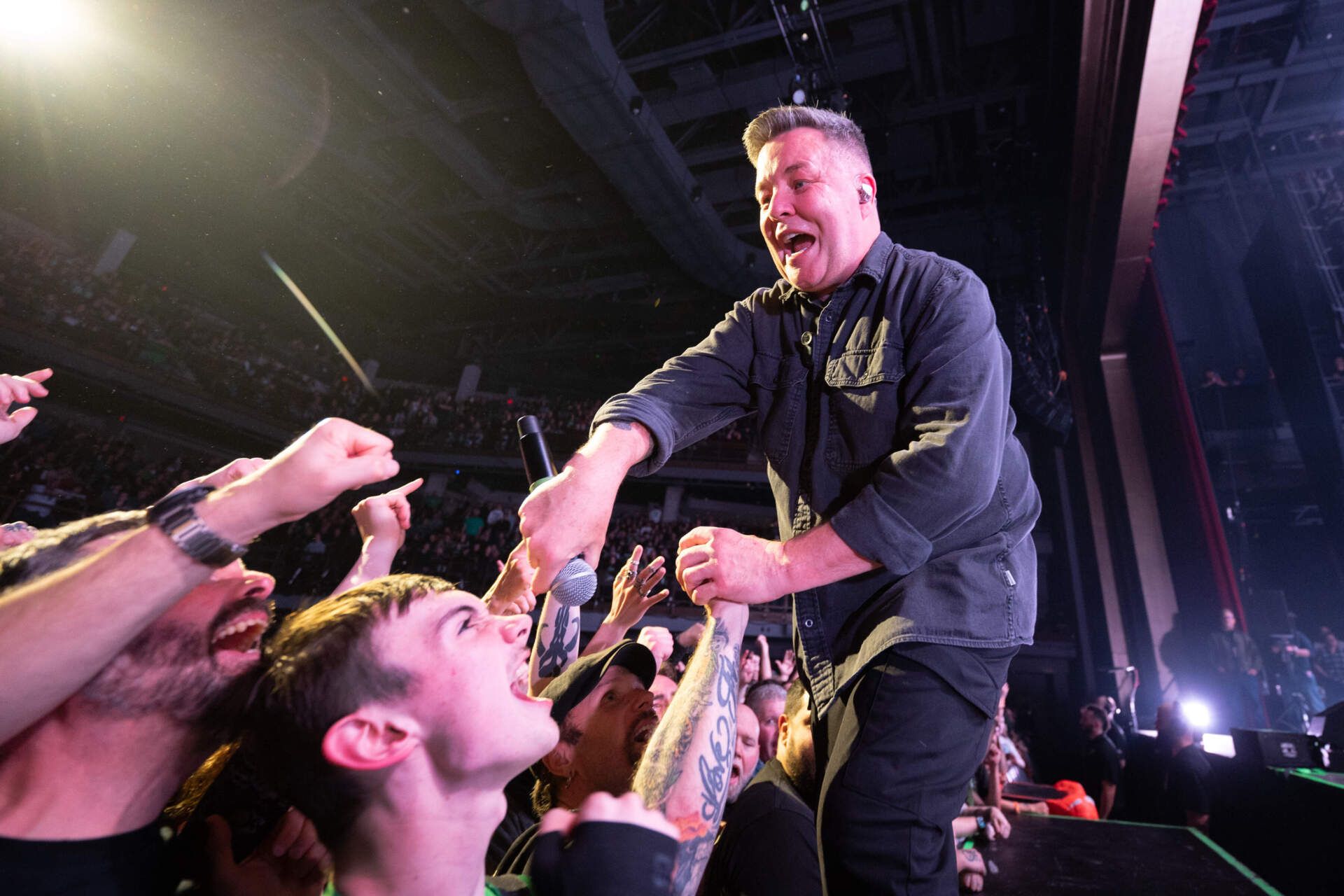 Ken Casey and the Dropkick Murphys performing in Boston. (Courtesy Michael Sparks Keegan)
