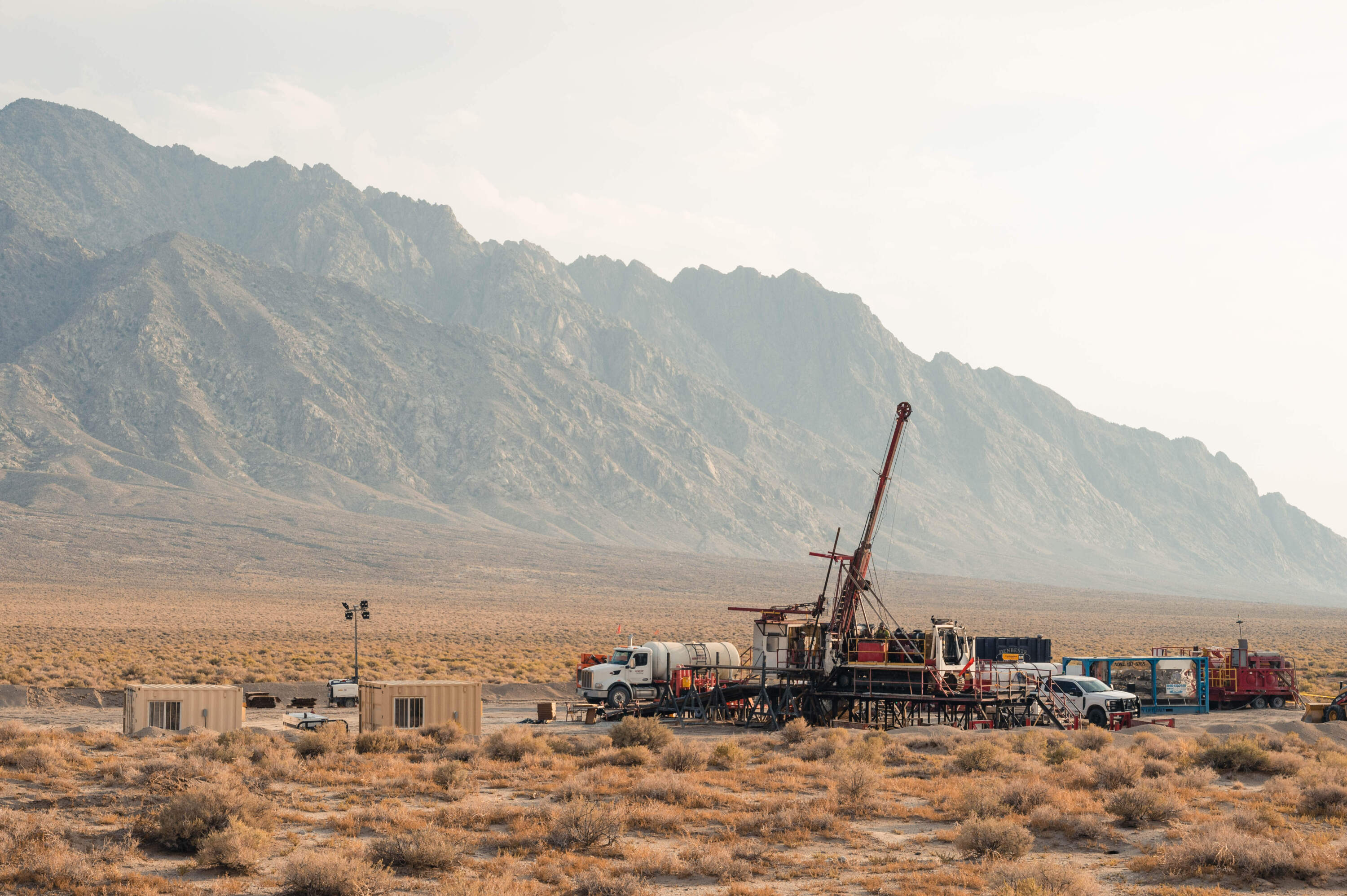 A geothermal company discovered a reserve of hot rocks underground near Tonopah and has plans for a new powerplant. (Courtesy of Zanskar)