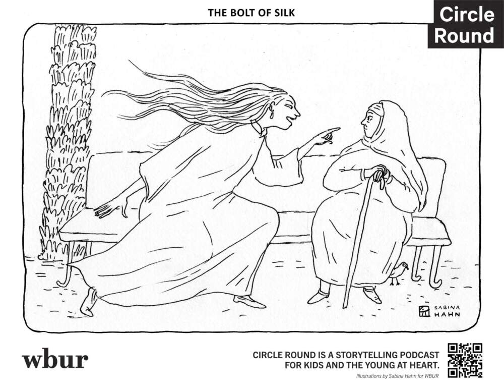 Two women. (Sabina Hahn for WBUR)