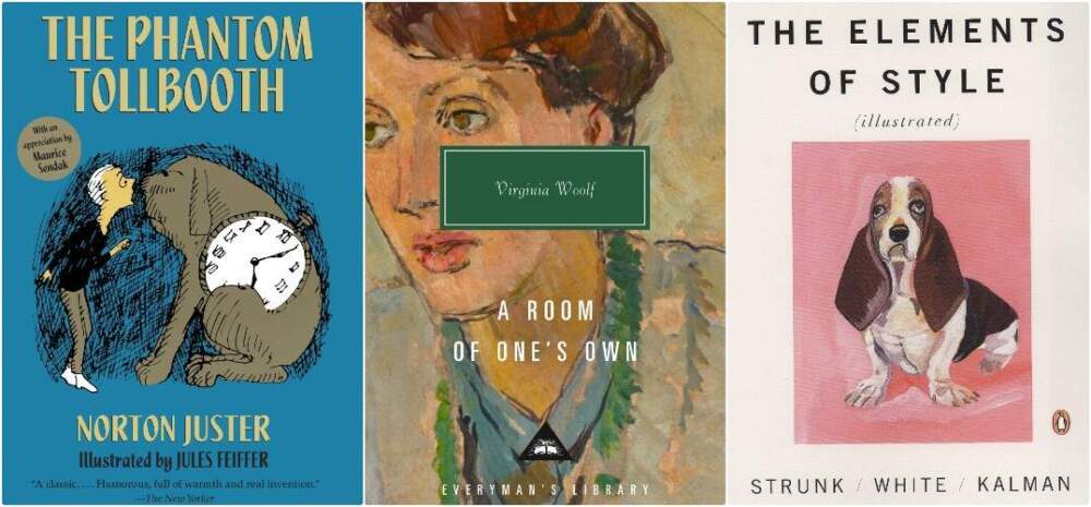The three books the author had duplicates of in her collection.