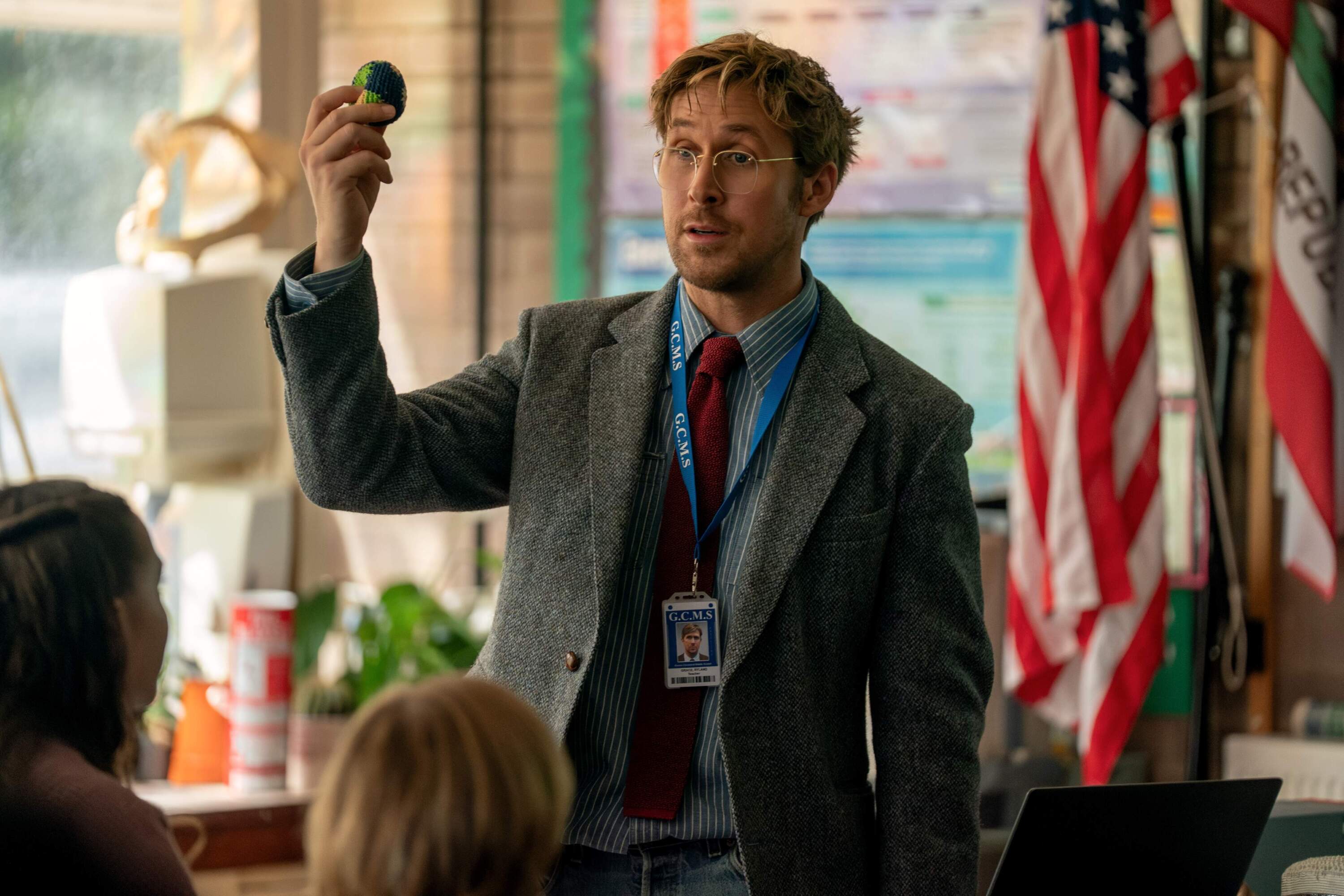 Ryan Gosling as Ryland Grace in "Project Hail Mary." (Courtesy Jonathan Olley/Amazon MGM Studios)