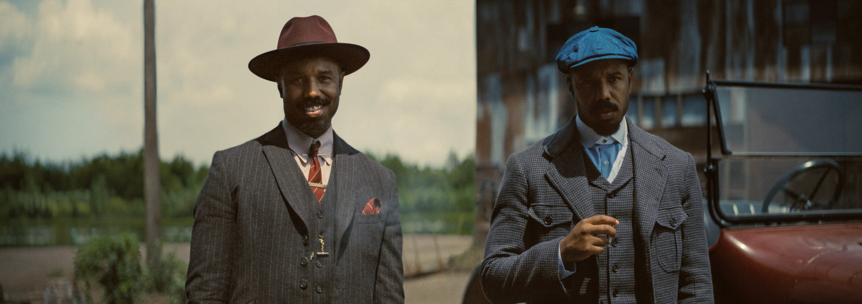 Michael B. Jordan as Smoke and Stack in director Ryan Coogler's "Sinners." (Courtesy Warner Bros. Pictures)