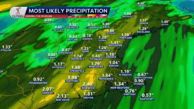 Forecast: A wet, windy Monday ushers in a sharp temperature drop
