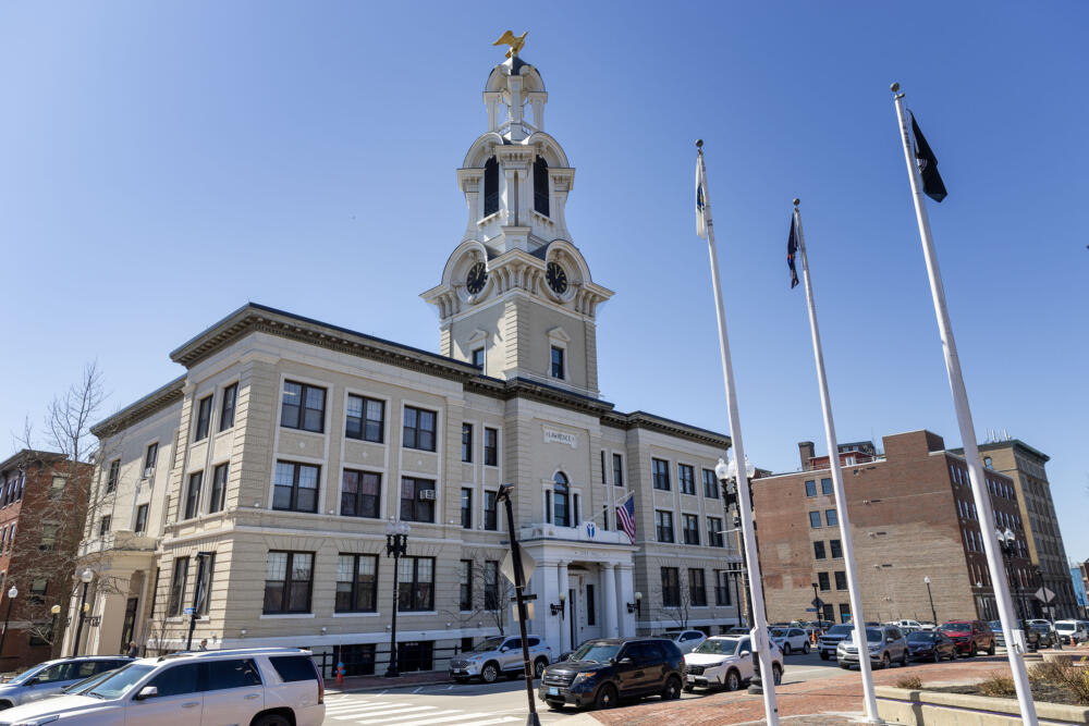 The City Hall in Lawrence. (Robin Lubbock/WBUR)