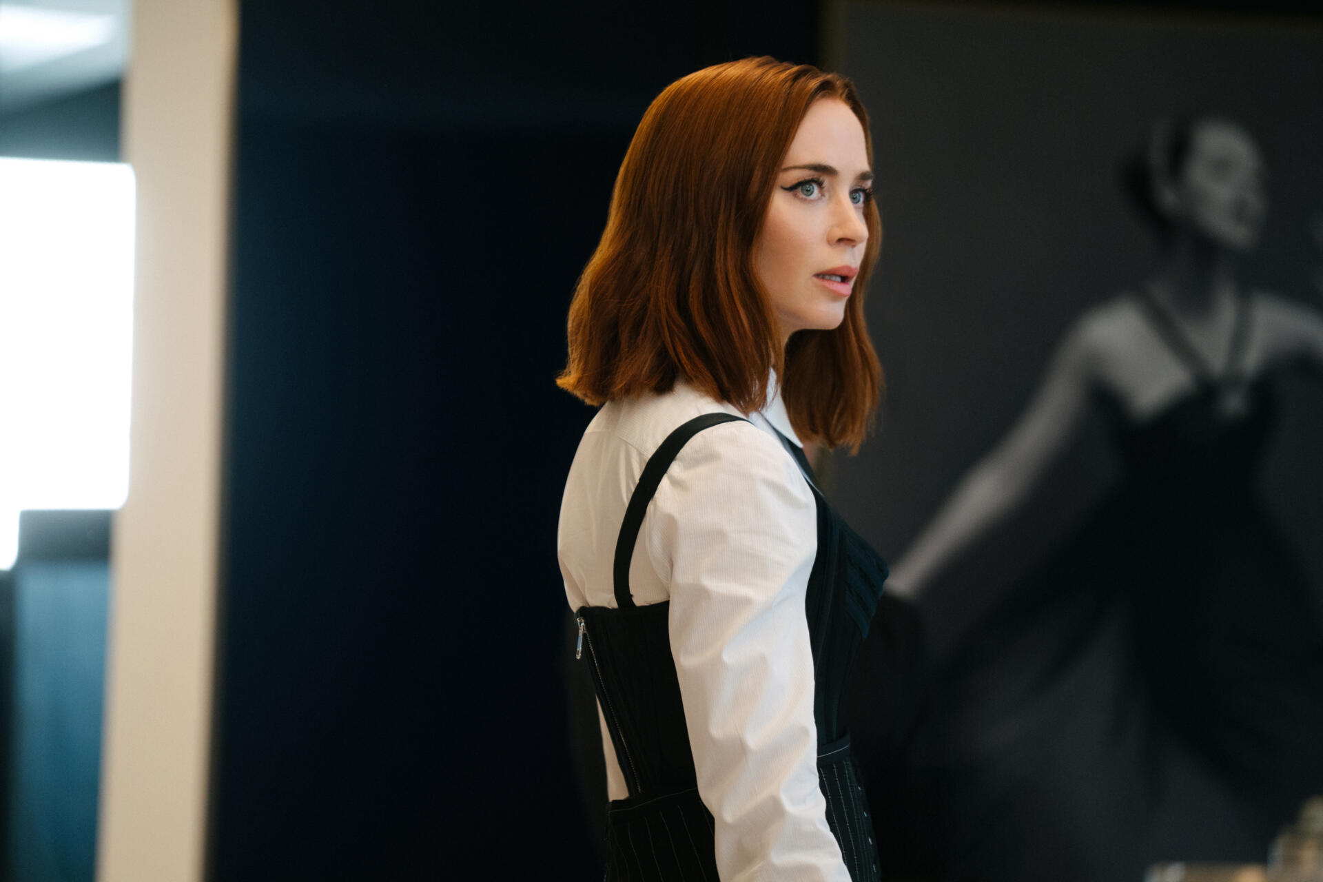 Emily Blunt in "The Devil Wears Prada 2." (Courtesy Macall Polay/20th Century Studios)