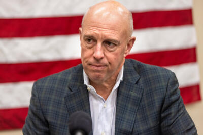 Kennealy looks to distance himself from Baker in GOP primary race for governor