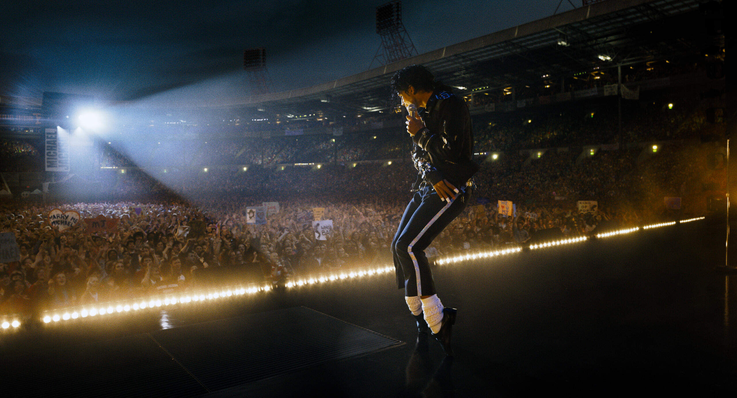 Jaafar Jackson as Michael Jackson in "Michael." (Courtesy Lionsgate)