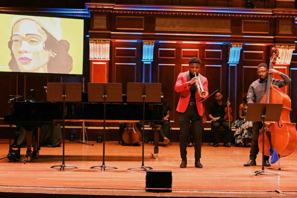 New England Conservatory students perform at the 2025 Coretta Scott King tribute concert. (Courtesy New England Conservatory)