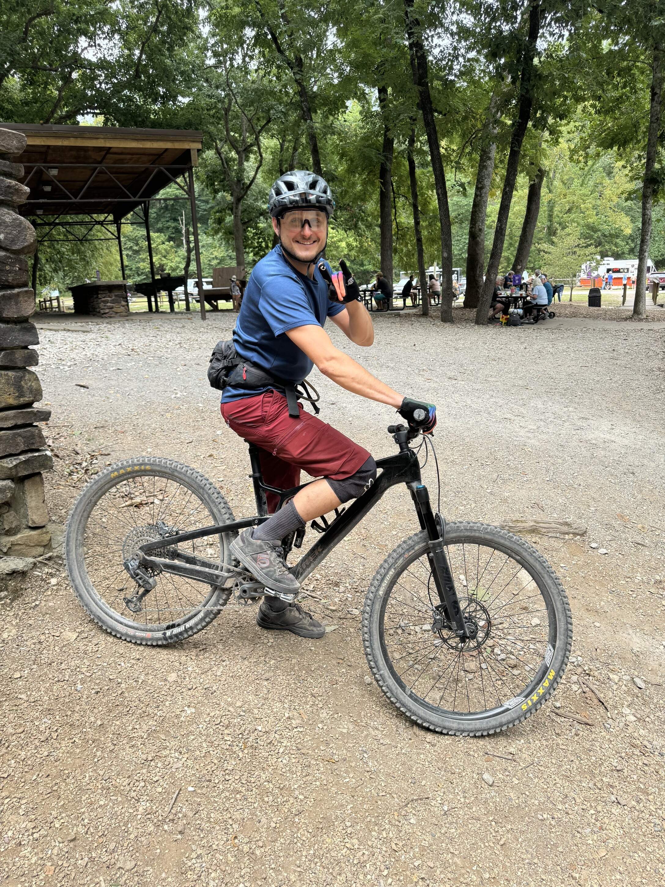 Tony Haigh said contracting alpha-gal won't stop him from mountain biking. (Courtesy of Tony Haigh)