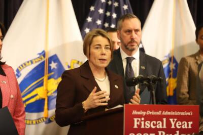 Healey packs social media, hunting and shelter proposals into supplemental spending bill