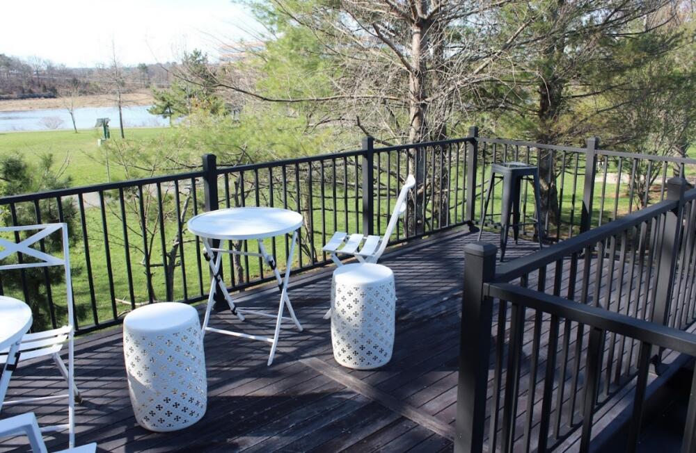 Crossfit617 in Dorchester has a renovated shipping container used for small events and cookouts. (Dorchester Reporter)